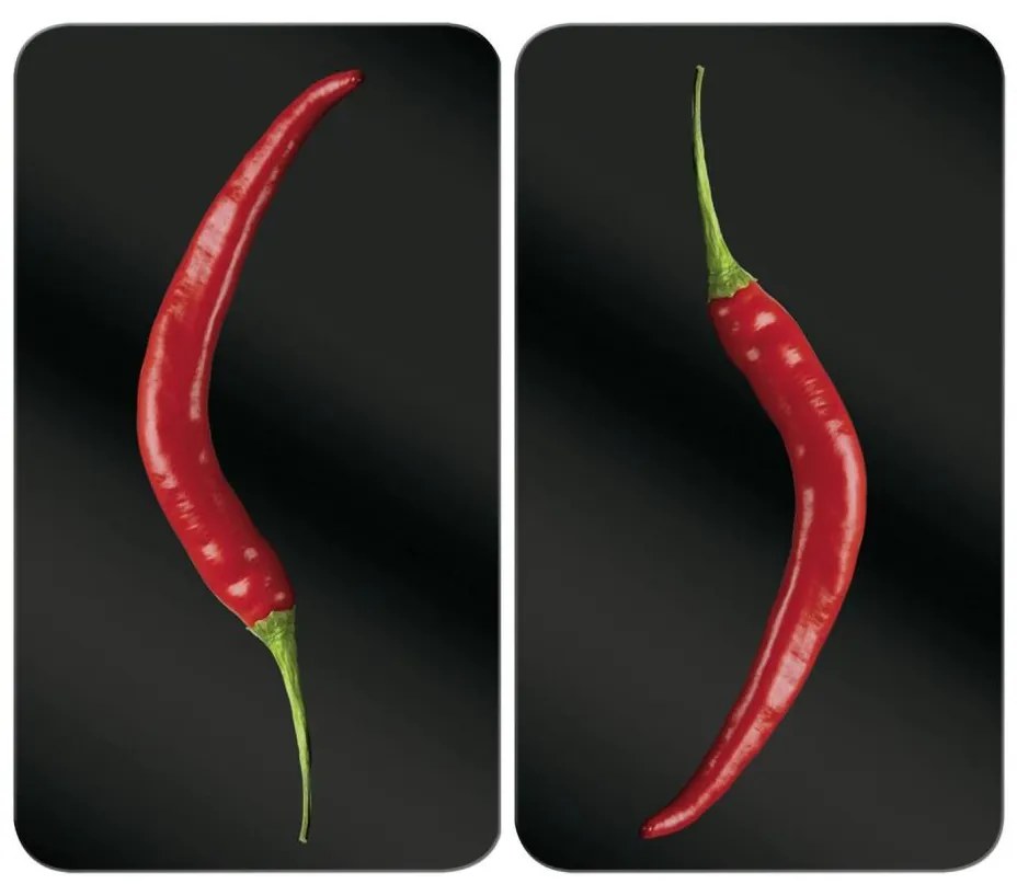 WENKO 2521380100 - Kryt varnej dosky 30x52 cm pestrofarebný/šedý/priehľadný