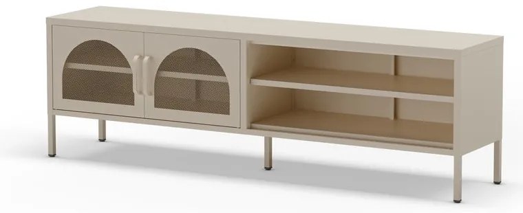Krémový TV stolík 160x50 cm Diora – Marckeric