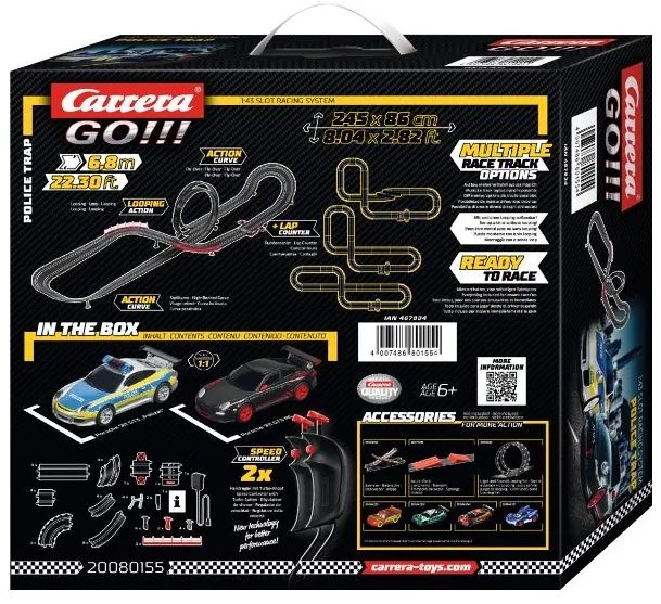 Carrera Go!!! Autodráha Slot Racing System 1 : 43 (policajná pasca)  (100381543)