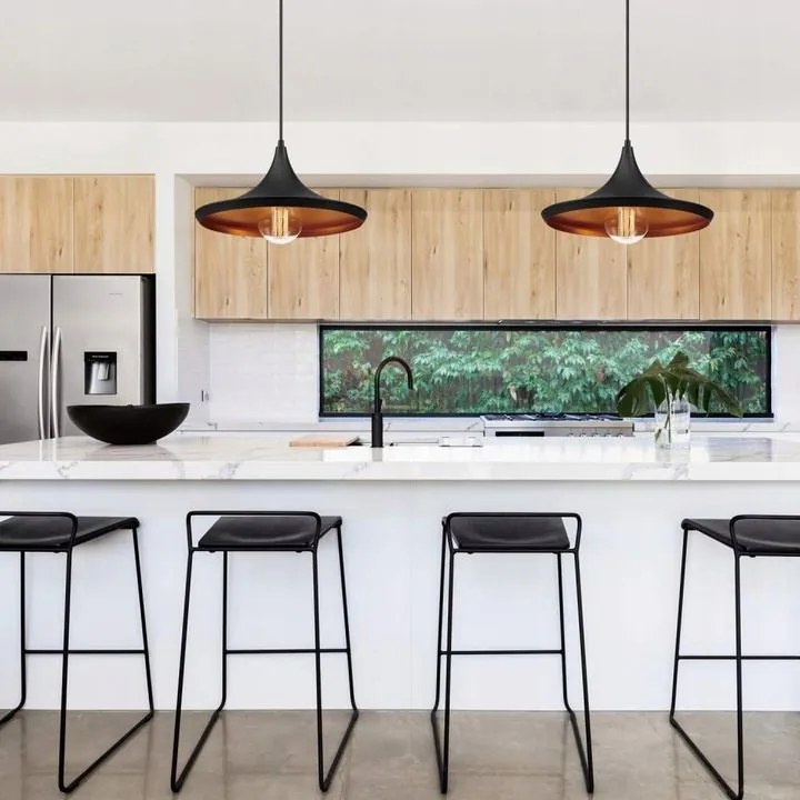 Toolight Toolight, závesné stropné svietidlo Costa C, 1xE27, APP081-1CP, čierna matná, KPL-00986