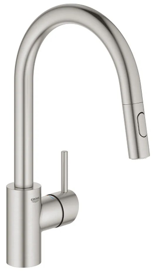 GROHE Concetto - Páková drezová batéria, supersteel 31483DC2