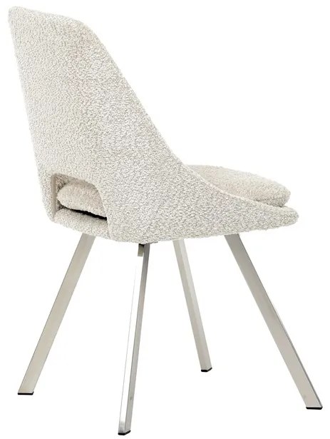 Autronic BONTEC Jedálenská stolička, béžová, látka bouclé, DCL-W1174 CRM2 Farba: Hnedá