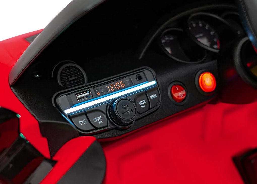 Ramiz Porsche Spyder RS 718 vozidlo Červená