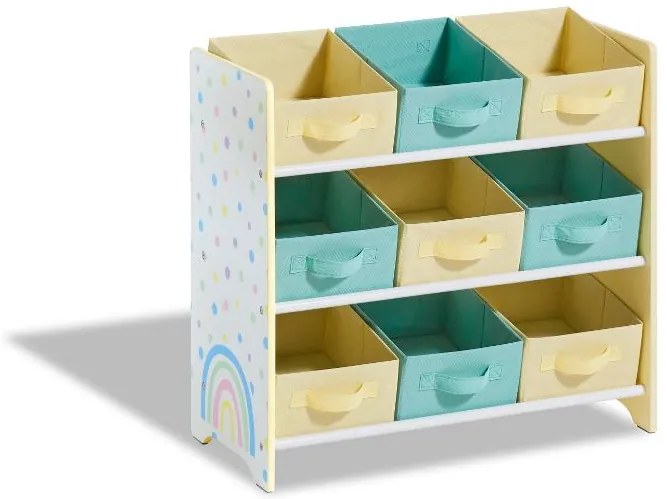 Livarno home Regál do detskej izby (dúhový/žltý) (100384983)