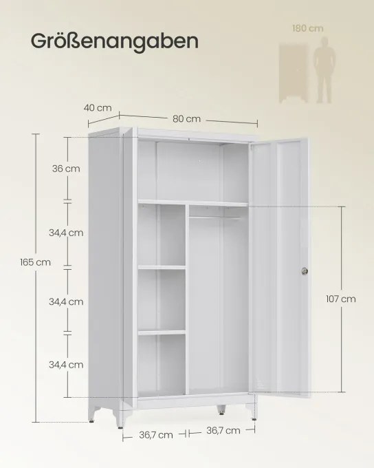 Oceľová skrinka OMC018GJ01
