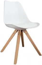 SCANDI OAK stolička - dopredaj Biela
