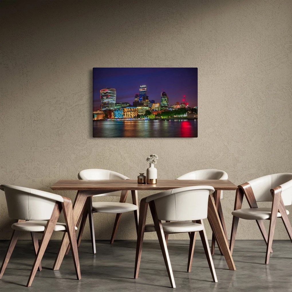 Obraz - Večerný Londýn (90x60 cm)
