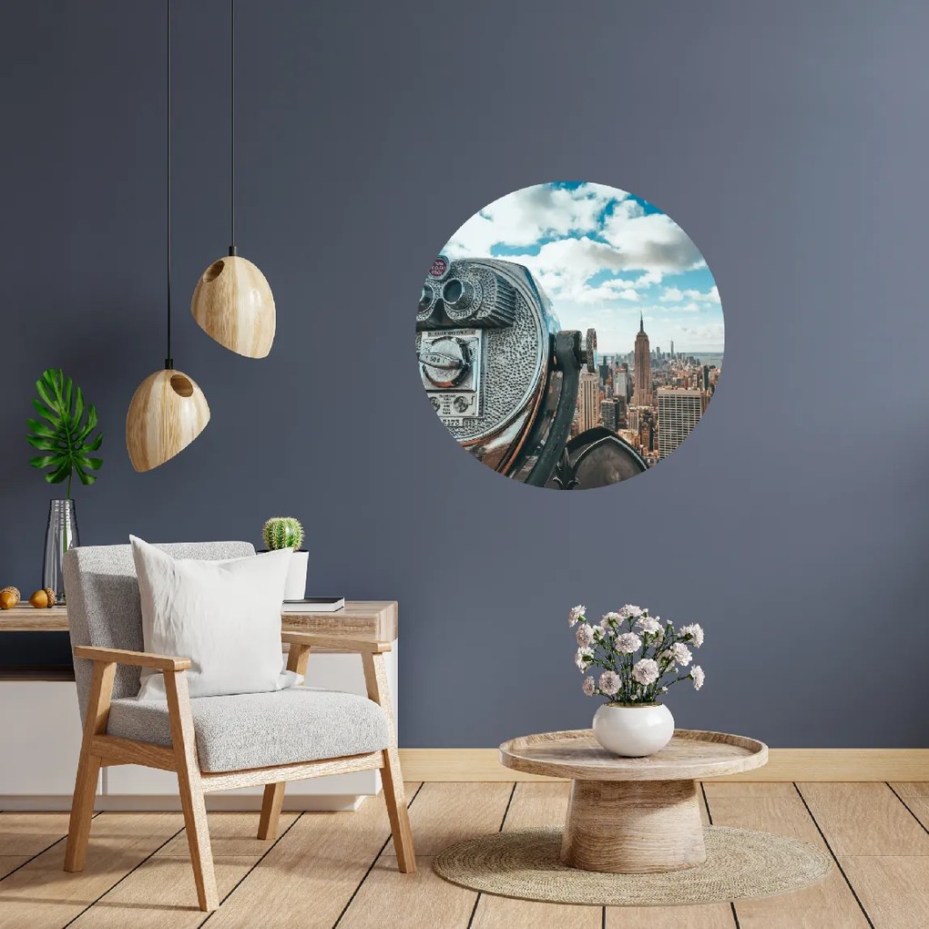 120x120cm New York 2 - textilná nálepka na stenu Veľkosť: 60 cm
