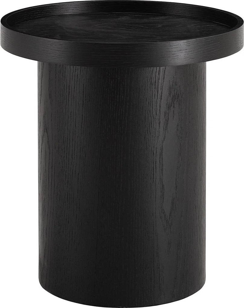 XXXLutz PRÍRUČNÝ STOLÍK, dub, čierna home24 - Stolíky do obývačky - 001909003401