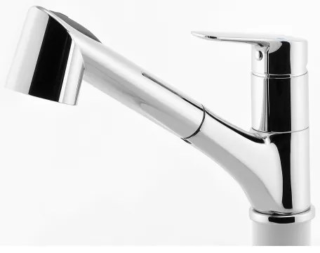 Novaservis - Kuchynská batéria METALIA s vysúvacou sprchou, lesklý chróm