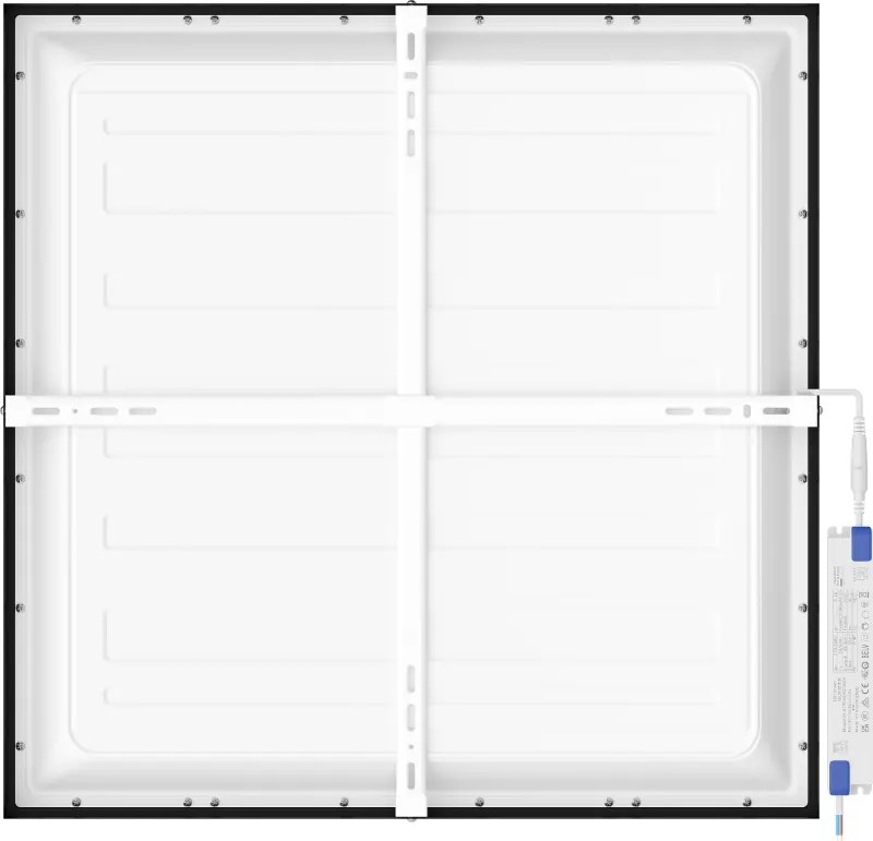 Mexen Brill-S, stropný LED panel 60×60 cm, 40 W, neutrálna biela 4000K, L205-060-060-4040-70