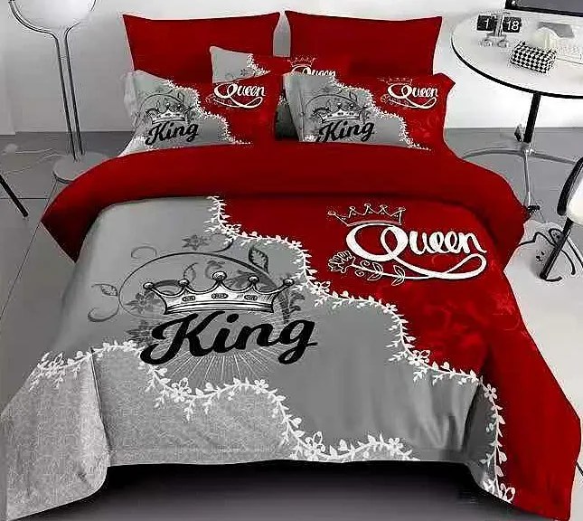 Obliečky King a Queen F Bavlna 7-dielna súprava