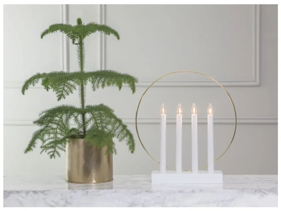 Biela svetelná dekorácia Glossy – Star Trading