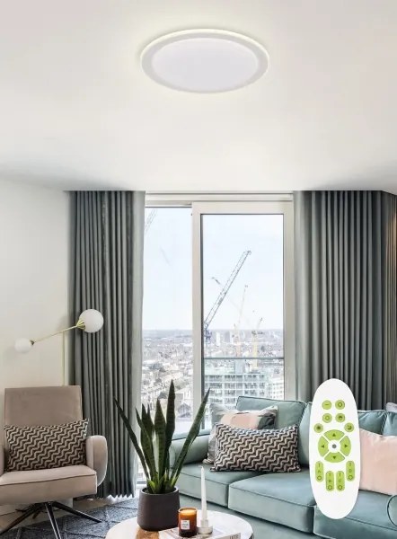 Top Light - LED Stmievateľné stropné svietidlo NORMAN LED/60W/230V biela + DO