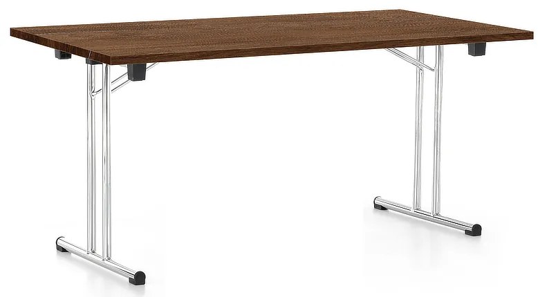 Skladací stôl 160 x 80 cm, dub silverjack