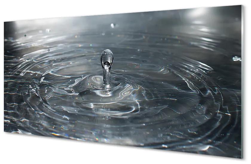 Sklenený obklad do kuchyne pokles striekajúcej vode 100x50 cm