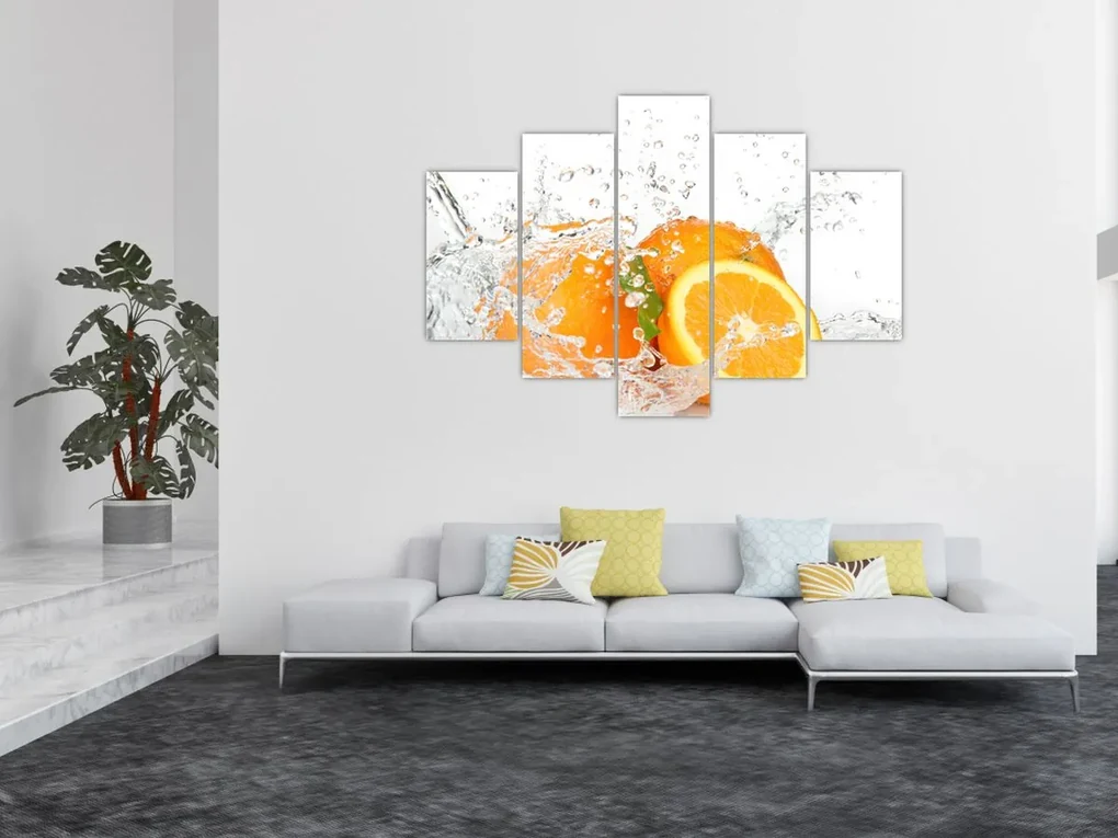 Obraz - Šťavnaté pomaranče (150x105 cm)