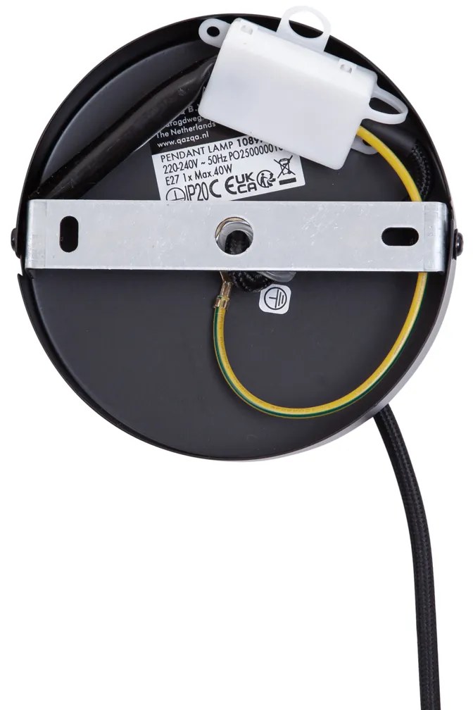 Retro závesná lampa oranžová - Felt