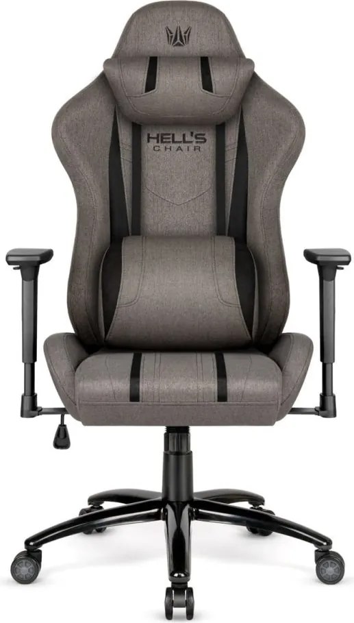 Herná ergonomická stolička HC-1013 – sivý poťah z kvalitnej textílie