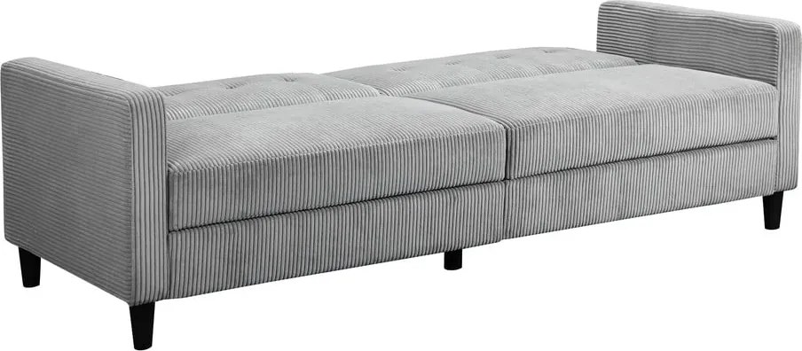 Svetlosivá menčestrová rozkladacia pohovka 82 cm Hartford – Støraa