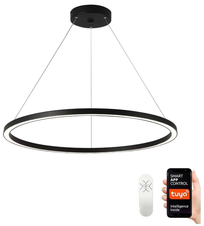 Immax Neo Immax NEO 07158-B80 - LED Stmievateľný luster FINO LED/60W/230V Tuya čierna + DO IM1053