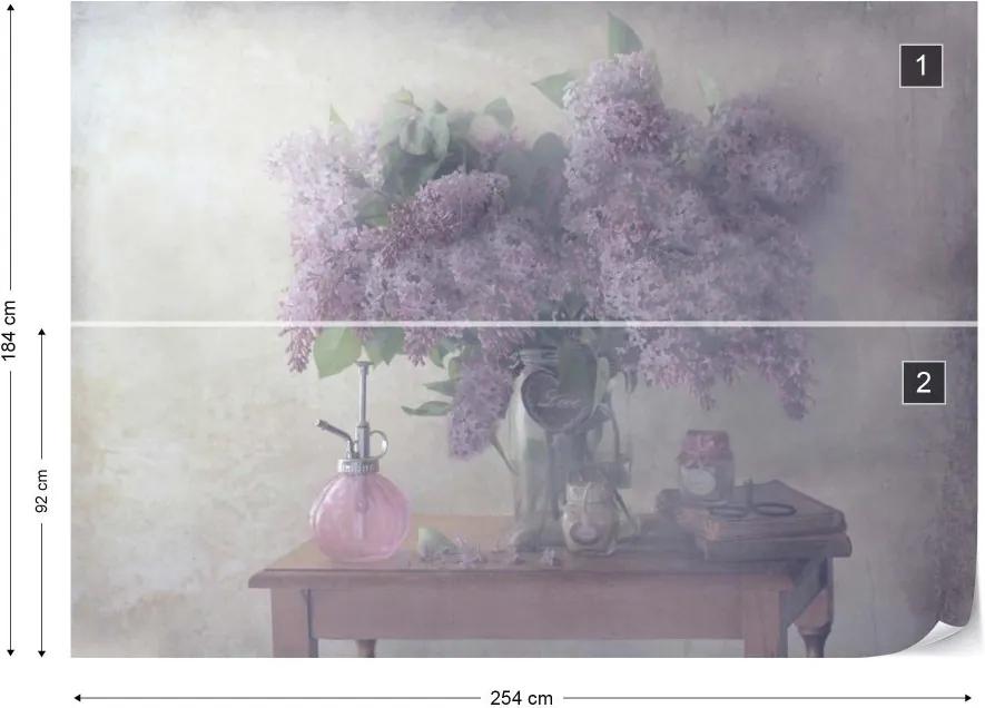Fototapeta GLIX - Sweet Lilacs + lepidlo ZADARMO Vliesová tapeta  - 254x184 cm