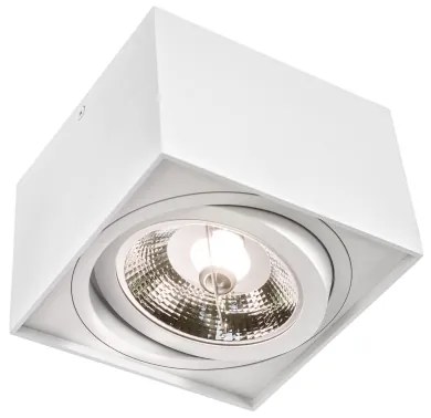 Bodové svietidlo CHLOE AR111 1xGU10/50W/230V hranatý biela