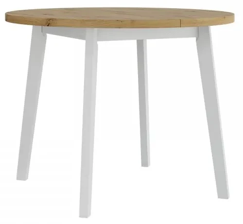 Rozkladací jedálenský stôl Herra 100 130 III L (dub artisan + biela) (pre 2-4 osoby). Vlastná spoľahlivá doprava až k Vám domov. 1105384