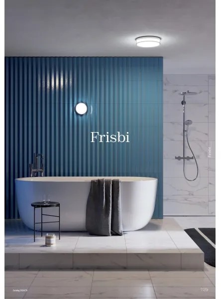 Redo 01-3735 - LED Stropné svietidlo FRISBI LED/12W/230V 3000/4000K IP44 čierna