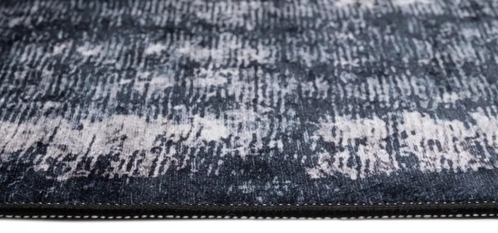 Tmavý trendový koberec s protišmykovou úpravou Šírka: 80 cm | Dĺžka: 150 cm