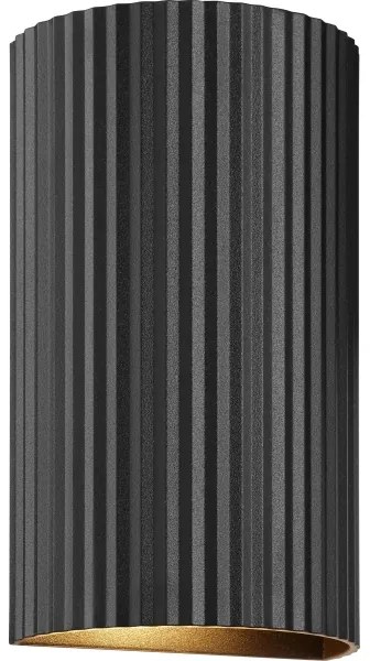 Brilliant - Nástenné svietidlo UNDULA 2xGU10/10W/230V čierna