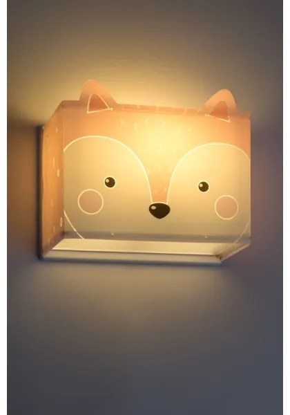 Dalber 64588 - Detské nástenné svietidlo LITTLE FOX 1xE27/60W/230V