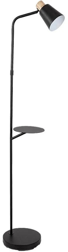 Rabalux 74229 - Stojacia lampa AZIM 1xE27/40W/230V čierna RL74229