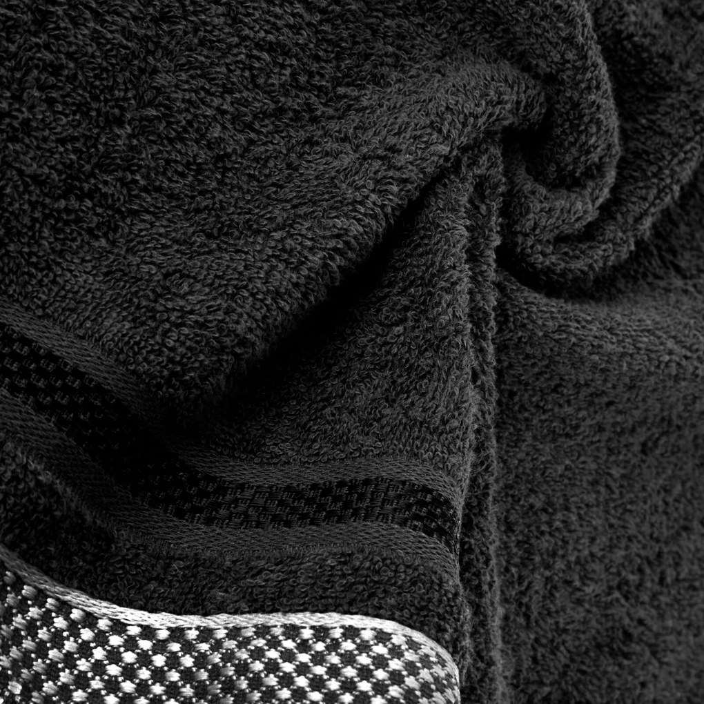 FROTÉ UTERÁK ABBIE 30X50 CM ČIERNA