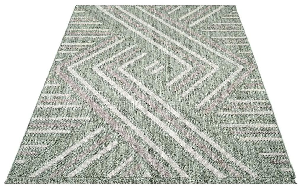 Dekorstudio Moderný koberec LINDO 7590 - zelený Rozmer koberca: 200x290cm