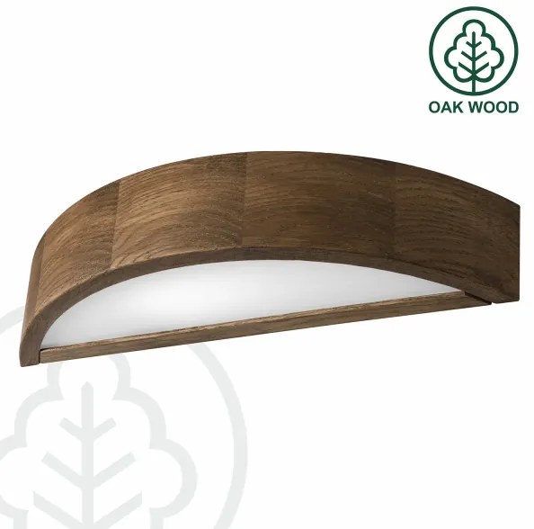 Brilagi - LED nástenné svietidlo CARVALHO 1xE27/60W/230V dub orech