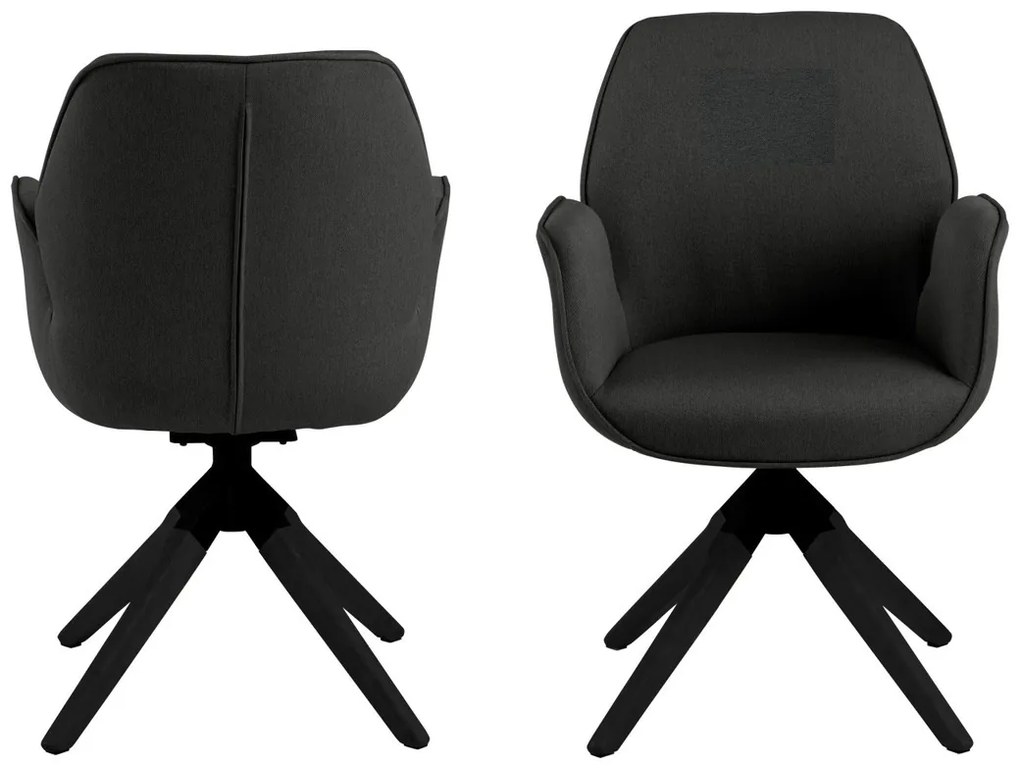 Dizajnová stolička Ariella sivá