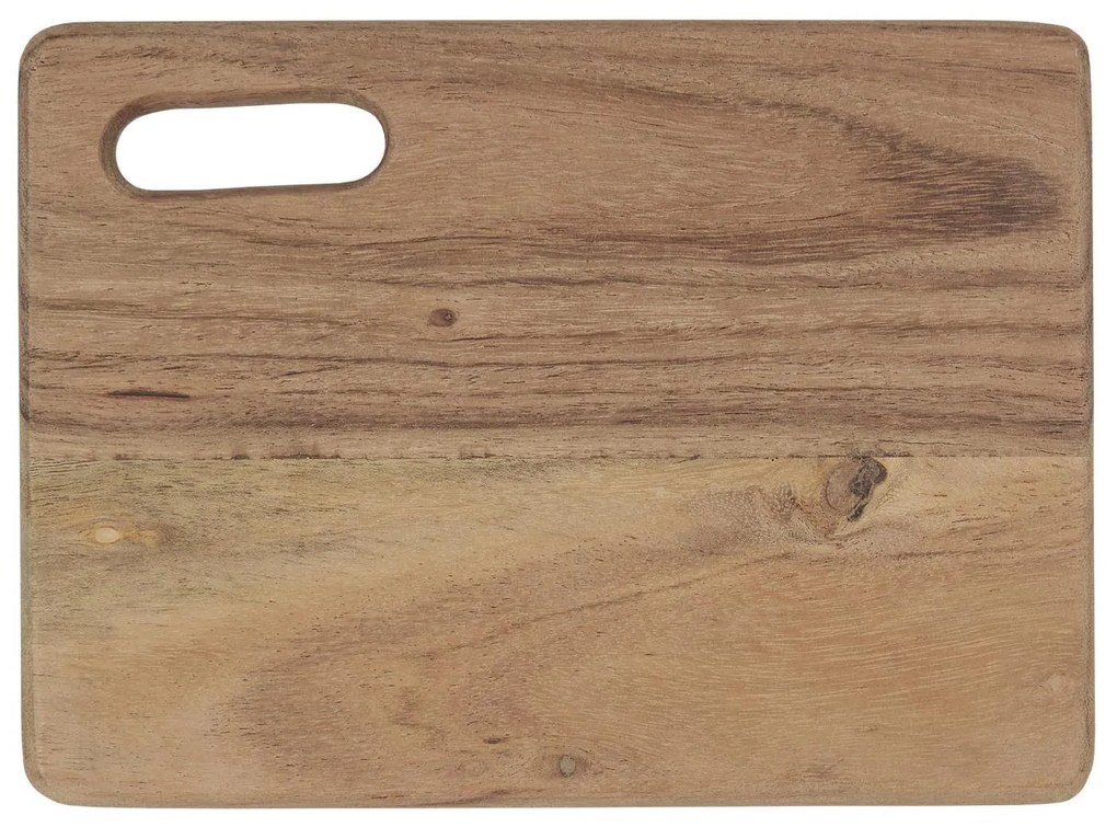 IB Laursen Drevená doska OVAL HOLE ACACIA WOOD 20 x 15 cm