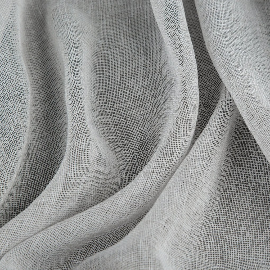 ZÁVES NA KRÚŽKOCH ANGELICA 140X250 CM STRIEBORNÁ