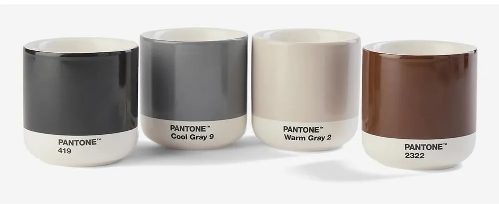 Keramické hrnčeky v súprave 4 ks 175 ml Cortado – Pantone