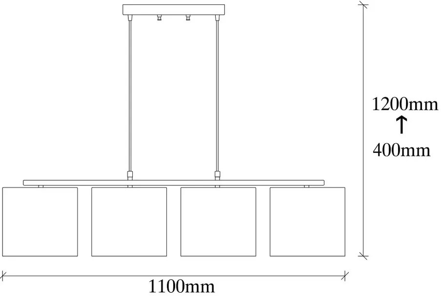Stropní svítidlo VALIZ bílé