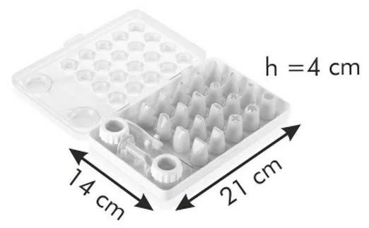 Tescoma DELÍCIA zdobiace trysky 21 ks