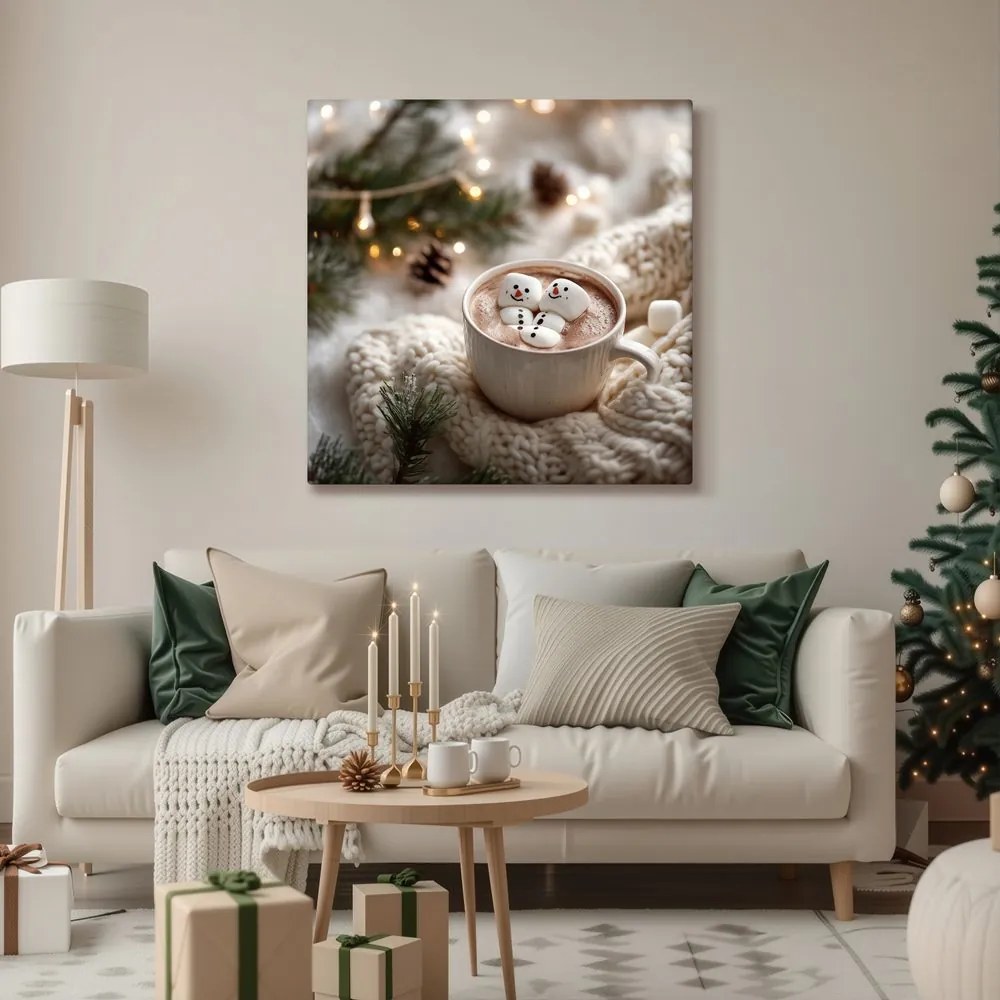 Obraz vianočná pohoda s lahodnou čokoládou