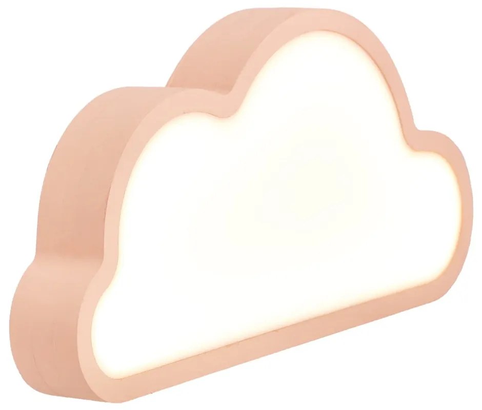 Ružová detská lampička Cloud - Candellux Lighting