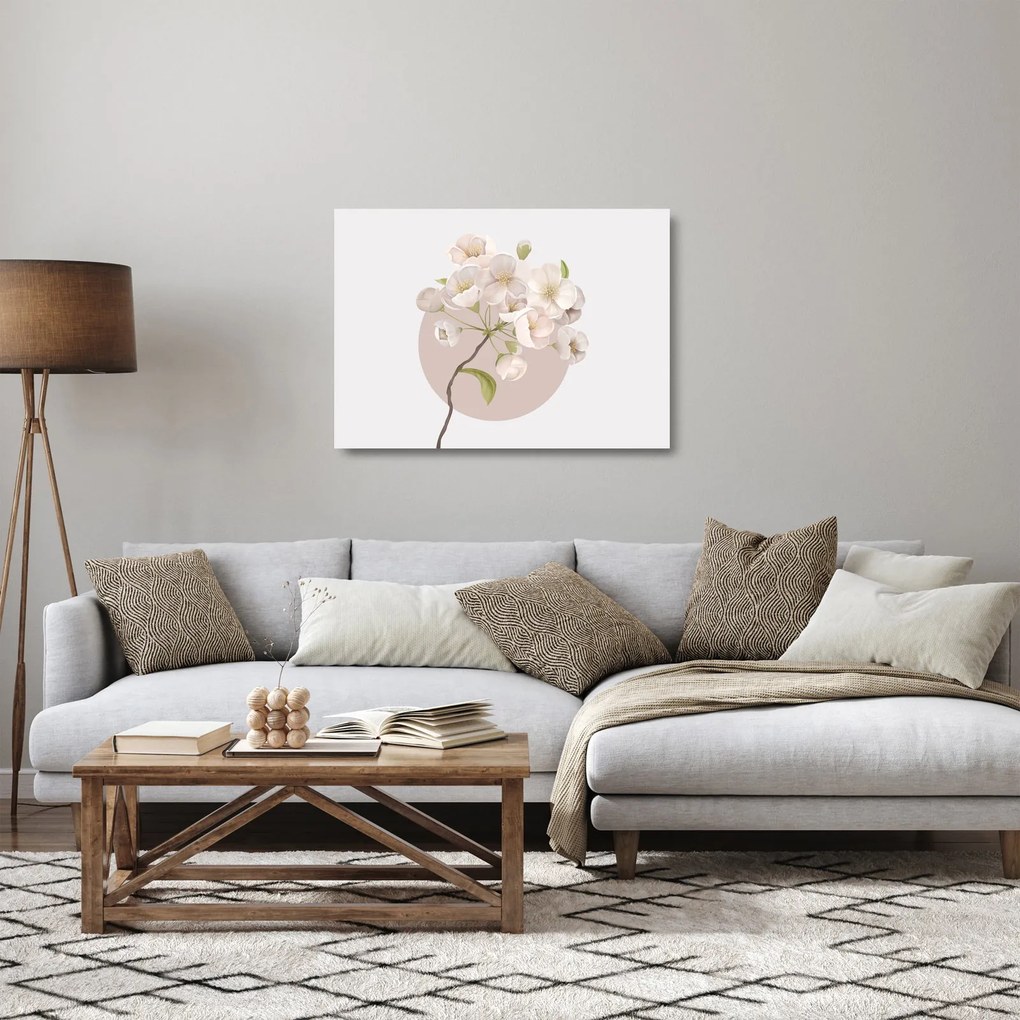 Sklenený obraz - Bloom with grace N⁰2 (70x50 cm)