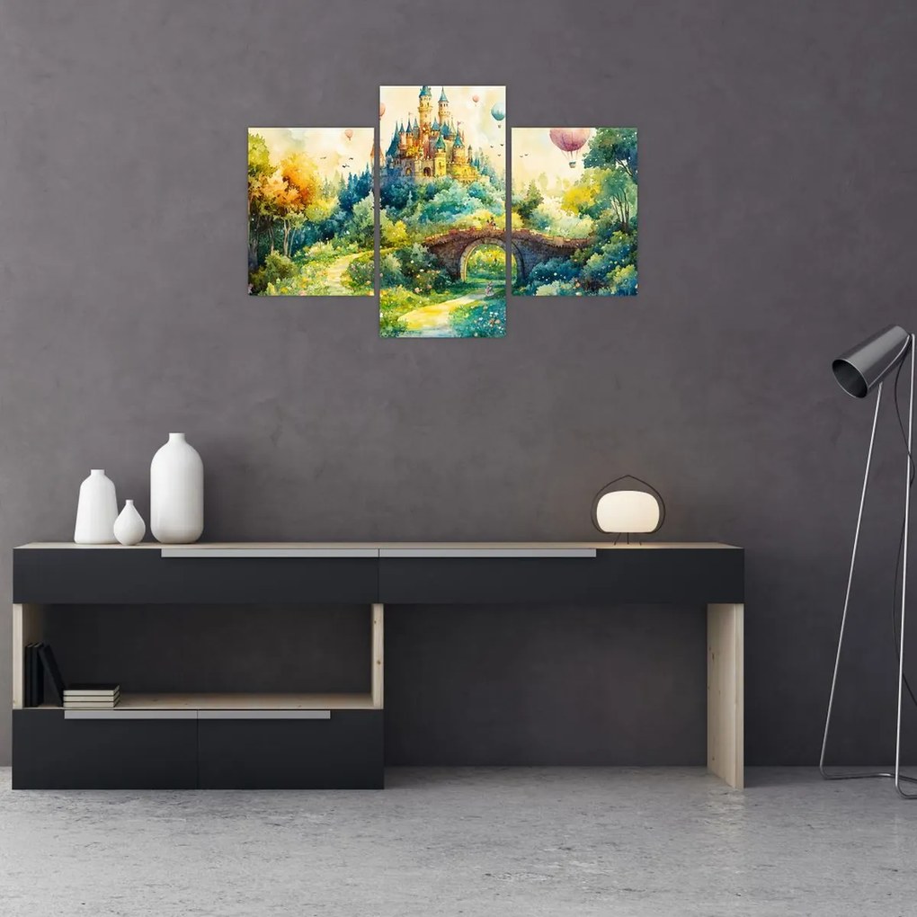 Obraz - Rozprávkový zámok (90x60 cm)