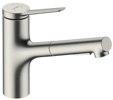 Hansgrohe Zesis drezová batéria s vyťahovacou spŕškou, 2 prúdy nerez 74 800 800