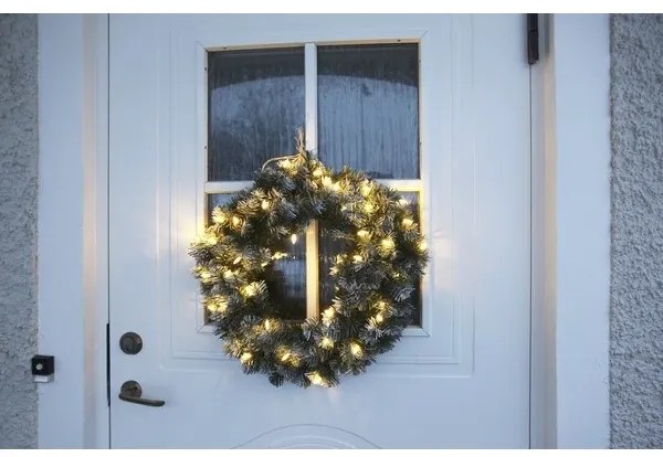 Eglo 410932 - LED Vonkajší vianočný veniec EDMONTON 30xLED/0,064W/3/230V IP44