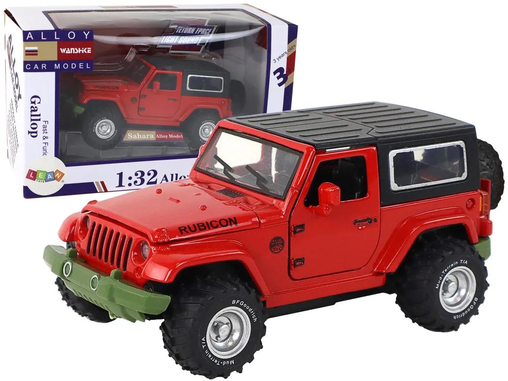 Lean Toys Model terénneho auta 1:32 - červené