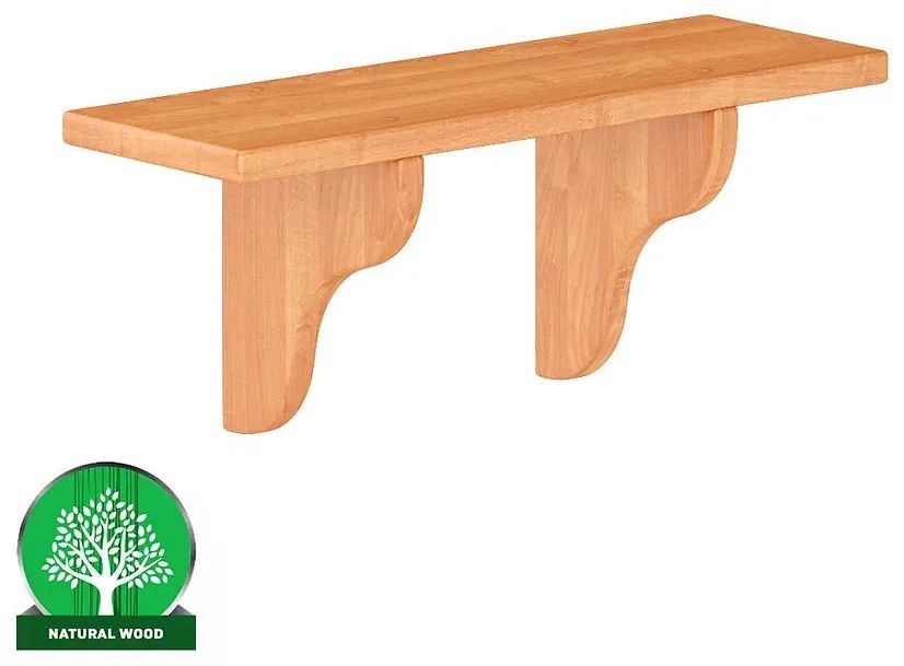 Polička borovica PK122-60x25x20 jelša